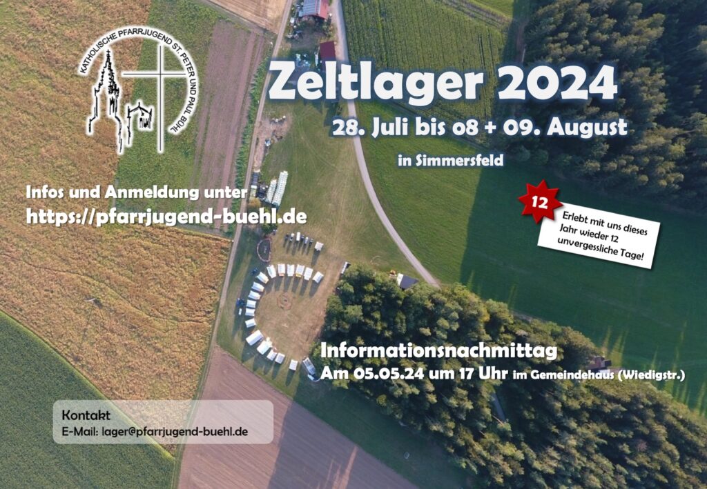 Flyer Zeltlager 2024